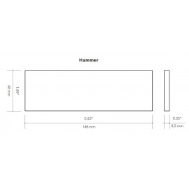 Hammer Emerald 5x15 cm.