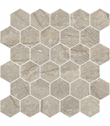 Mosaico Hex. Milos Dur Taupe 30x30cm.