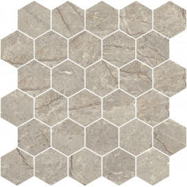 Mosaico Hex. Milos Dur Taupe 30x30cm.