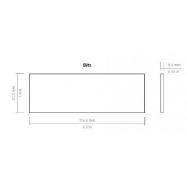 Bits Tundra Gloss 3,7x11,6cm.