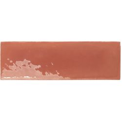 Porcelánico Monocolor Rebels Terracotta Gloss 5x15 WOW