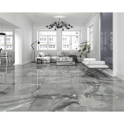 Porcelaine Marble Selene sombre 120x120 Dune