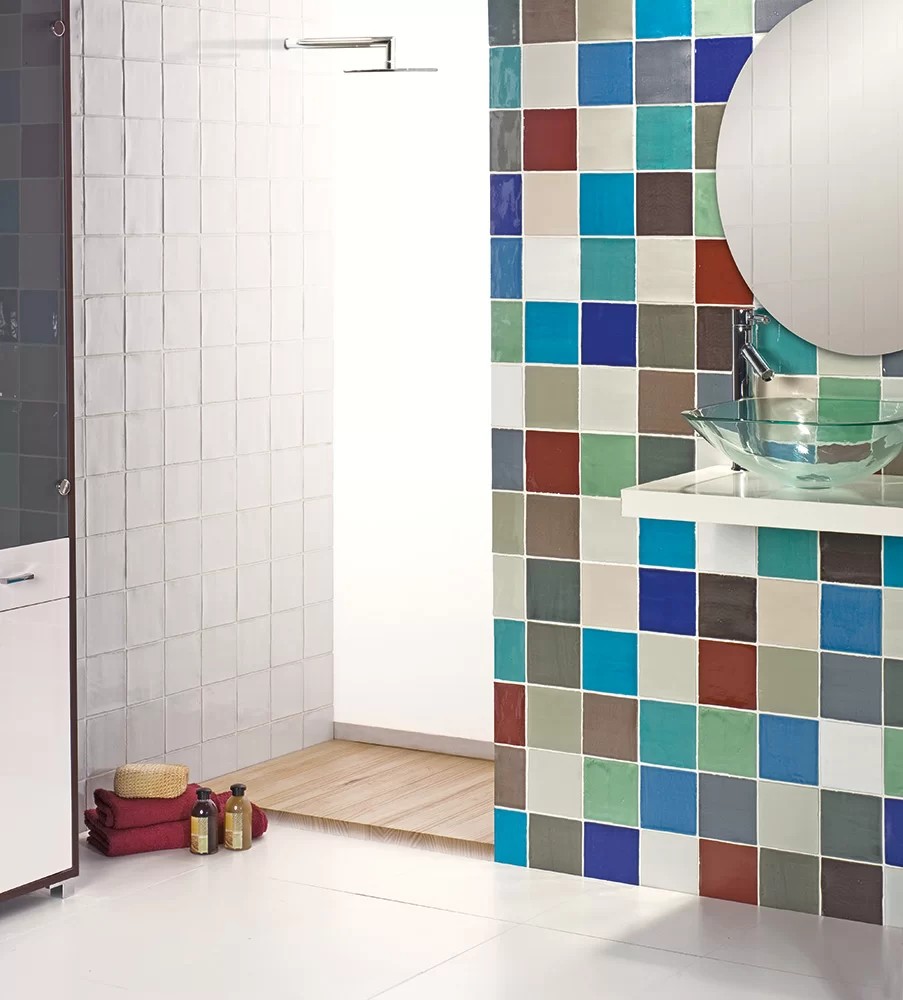 Provenza (Craquele) 13X13 de Cevica, imitación monocolor | Envíos a todo el mundo