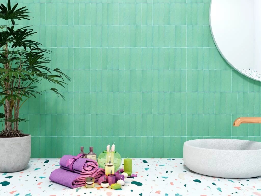 Zelij Special 5X20 de Cevica, imitación monocolor | Envíos a todo el mundo